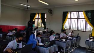 Sukses! SMPN 53 Batam melaksanakan ANBK tahun 2021